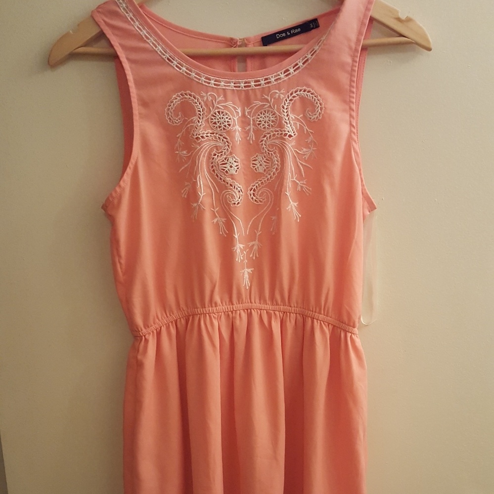 Peach Dress